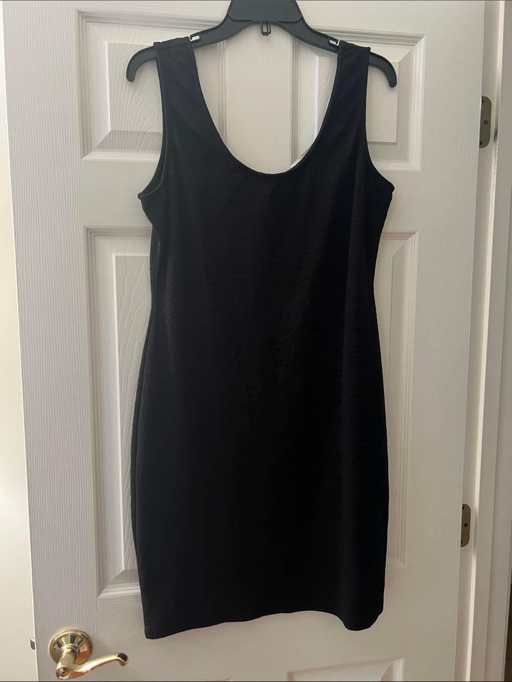Xhilaration Black Sleeveless Scoop Neck Mini Dress